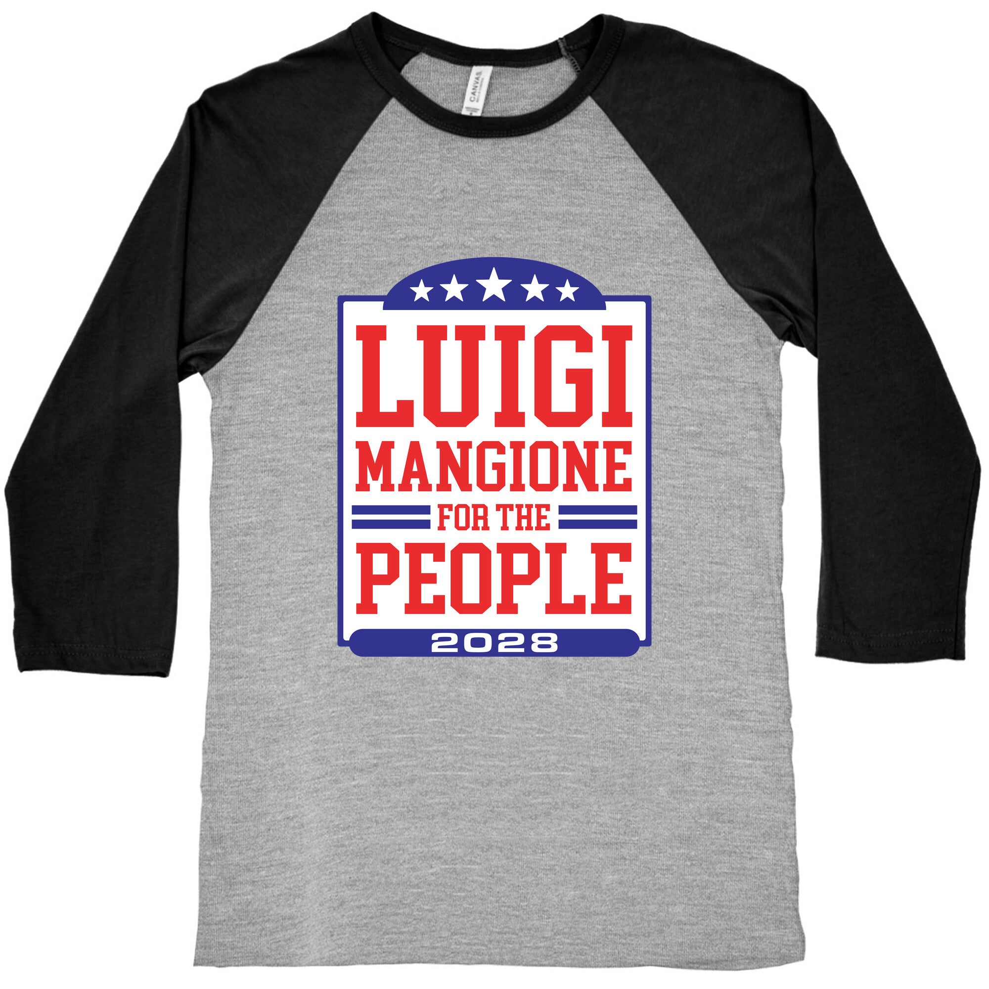 Luigi Mangione For The People 2028 Baseball Tee